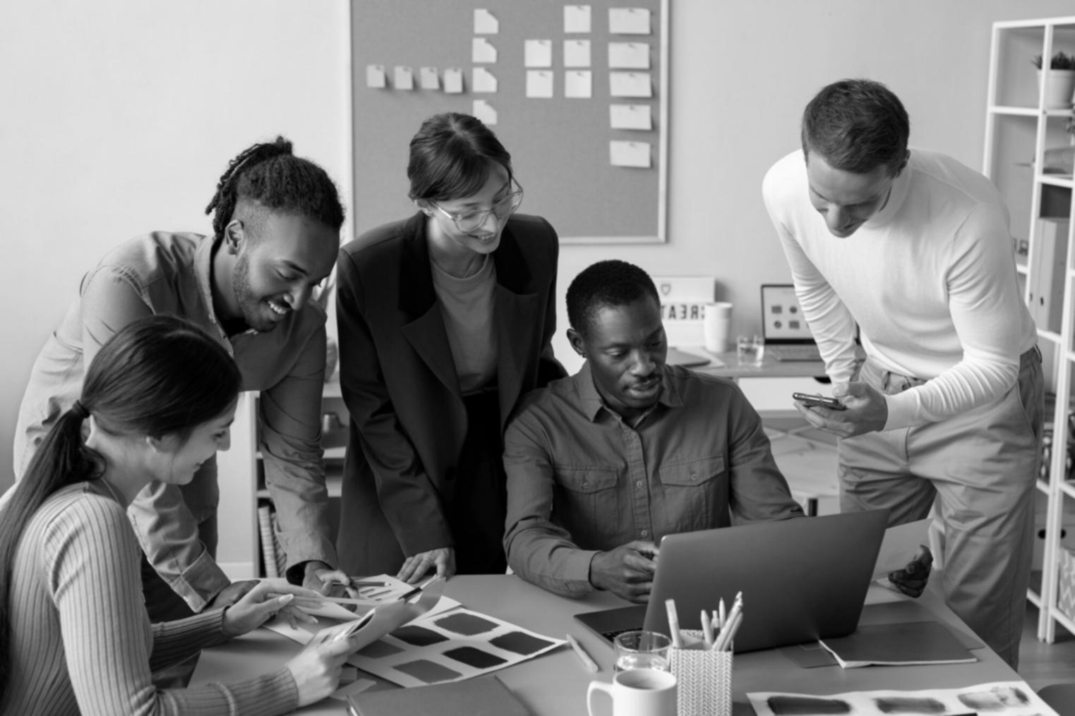 Financial planning workspace with budget documents and analysis tools